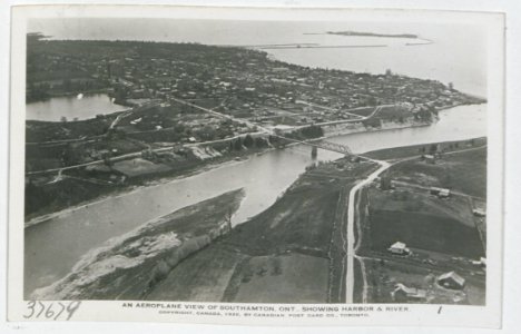 Southamton Ontario from an Aeroplane (HS85-10-37679) original