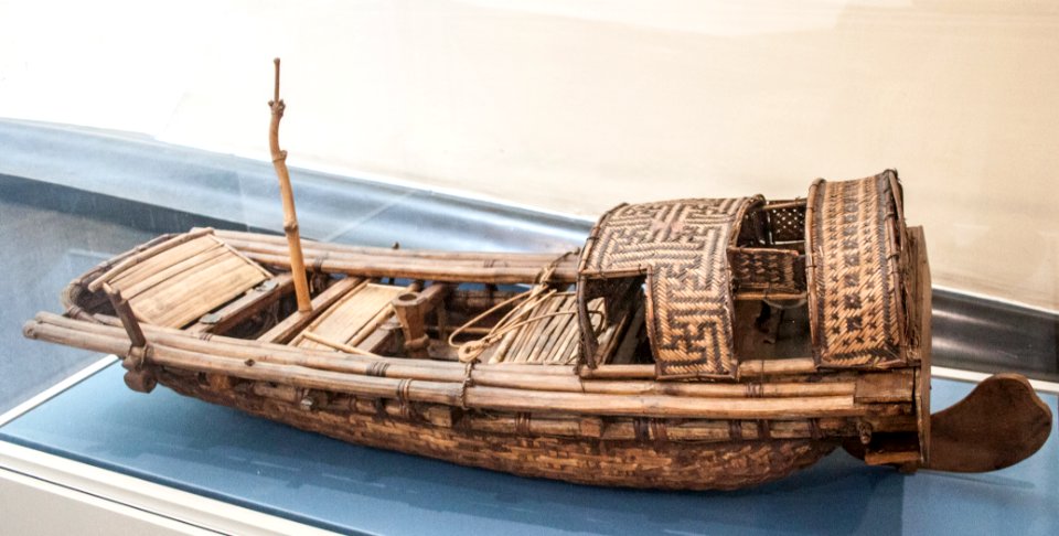 Southeast Asia, river boat, model in the Vatican Museums
