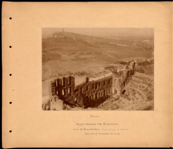 South. Hills around the Acropolis. Hill of Philopappos. Odeion of Herodes Atticus