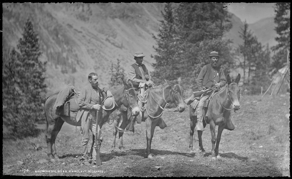 Southern Division, U.S.G.S. A.D. Wilson in charge. Figures, Endlich, Rhoda, Wilson. - NARA - 517115