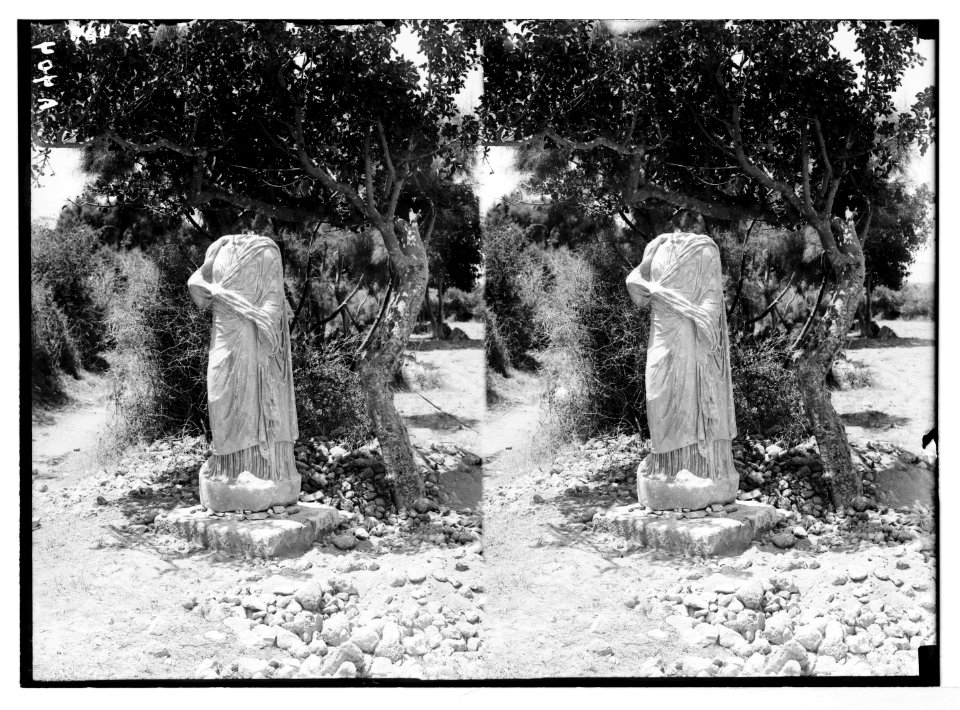 Southern Palestine. Marble statue unearthed (Askalon). LOC matpc.05327