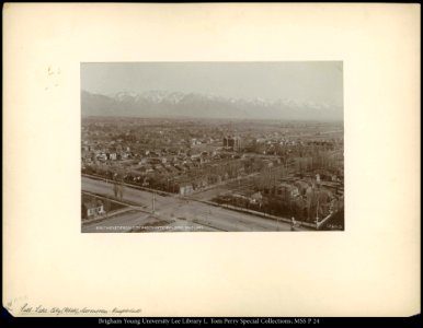 Southeast from city and county building, Salt Lake, C.R. Savage, Photo. photo