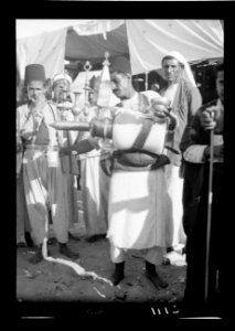 Southern Palestine. Nebi Rubin (The Prophet Reuben). A Nebi Rubin lemonade vendor LOC matpc.15522