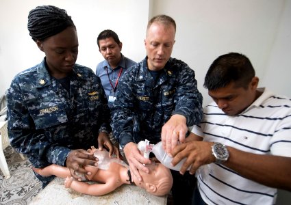 Southern Partnership Station 2016 Medical Team 160906-N-CJ186-0025