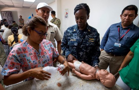 Southern Partnership Station 2016 Medical Team 160906-N-CJ186-0056