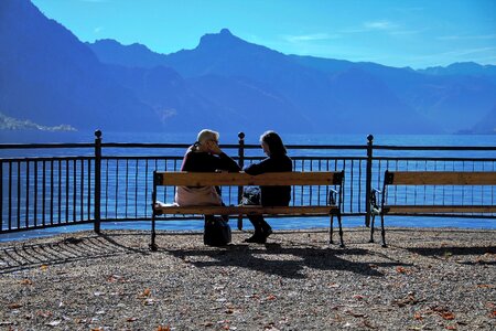 Girlfriends nature people photo