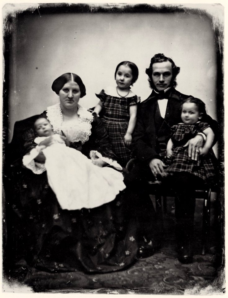 Southworth and Hawes - Unbekannte Familie (1) (Zeno Fotografie)