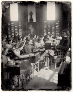 Southworth and Hawes - Klassenraum in der Emerson Mädchenschule (Zeno Fotografie)