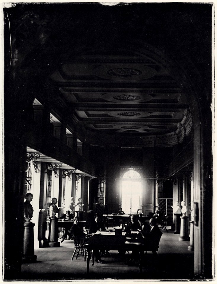 Southworth and Hawes - Boston Athenaeum, Innenansicht (Zeno Fotografie)