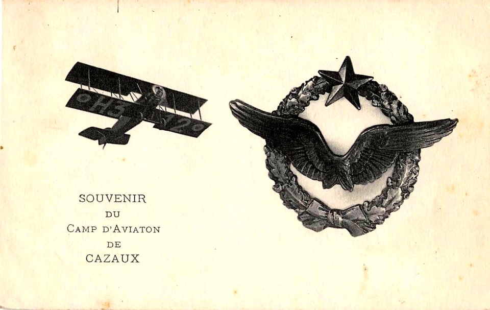 Souvenir du camp d'aviation de Cazaux