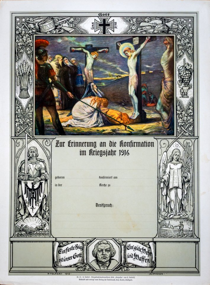 Souvenir de confirmation 1916