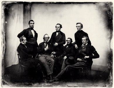 Southworth and Hawes - Unbekannte Gruppe von Männern (Zeno Fotografie)