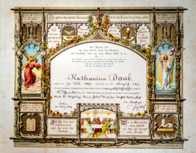 Souvenir de confirmation Offweiler 1909