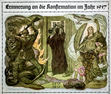 Souvenir de confirmation Obenheim 1917 02