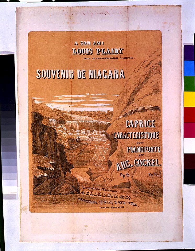 Souvenir de Niagara; Caprice caracteristique pour pianoforte par Aug. Gockel, Op. 19 - Tucksch, sc. LCCN93504006