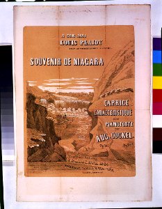Souvenir de Niagara; Caprice caracteristique pour pianoforte par Aug. Gockel, Op. 19 - Tucksch, sc. LCCN93504006