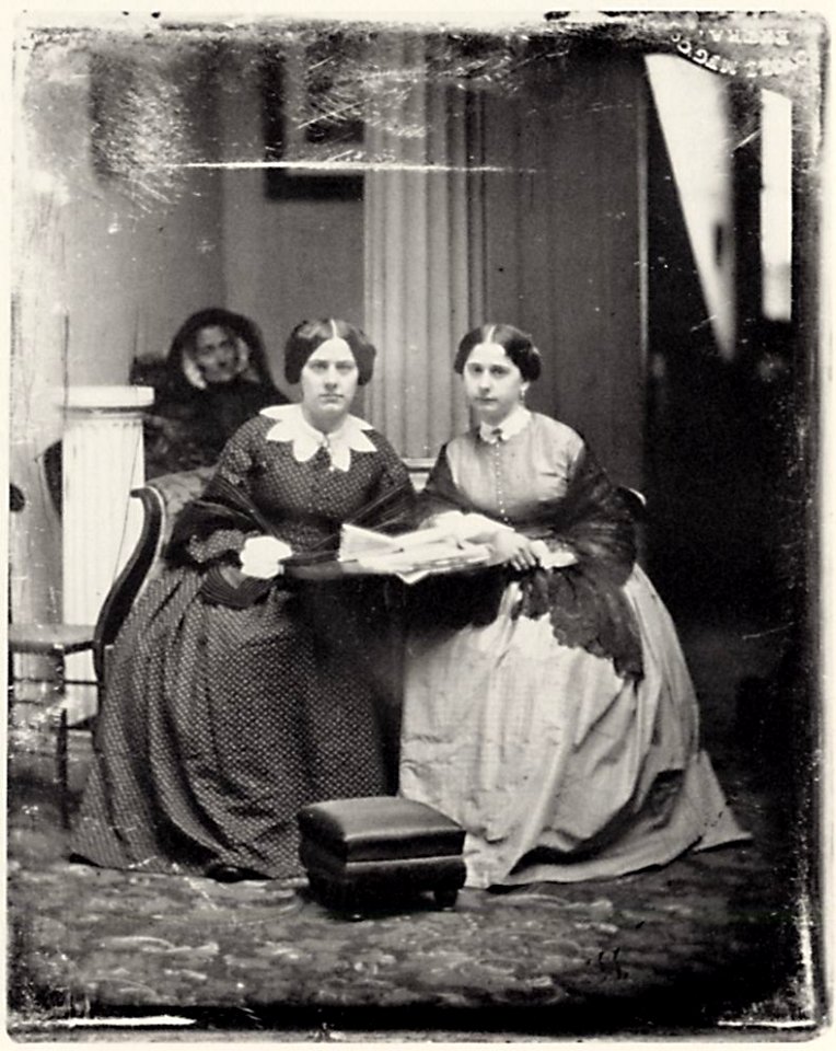 Southworth and Hawes - Unbekannte Gruppe von Frauen (4) (Zeno Fotografie)