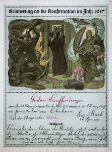 Souvenir de confirmation Obenheim 1917 01