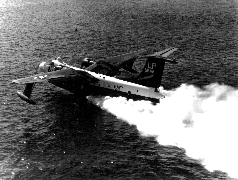 SP-5B VP-49 taking off at Guantanamo 1963
