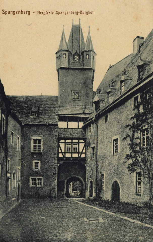 Spangenberg, Hessen - Schloss, Hof (Zeno Ansichtskarten)