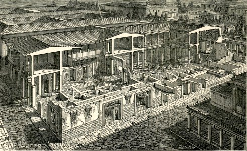 Spaccato di un’antica casa romana