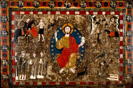 Spanish - Altar Frontal with Christ in Majesty and the Life of Saint Martin - Walters 371188 photo