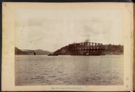 Span no. 5 approaching pier no. 5 - C. Bayliss photo, Sydney. LCCN2016651664