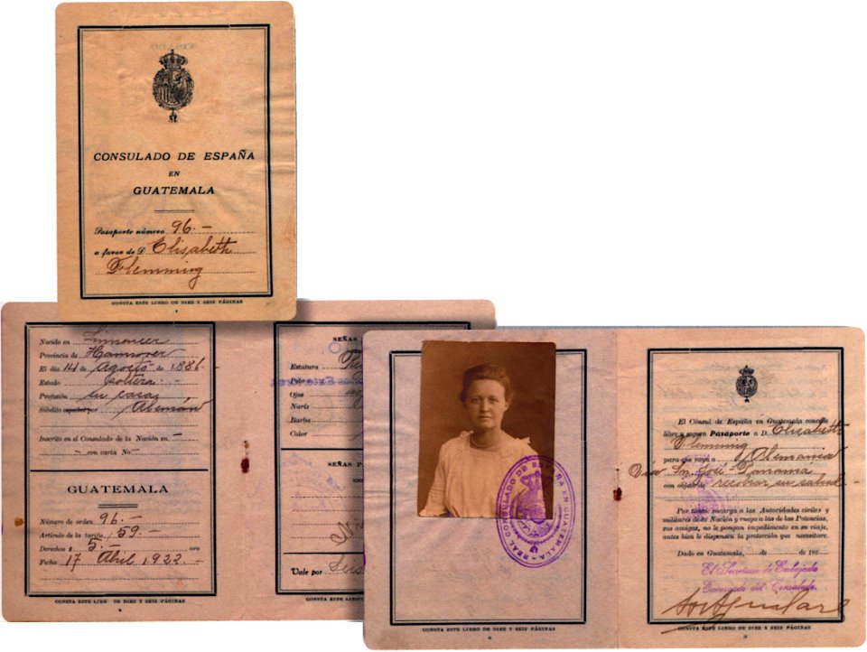 SpanAuslaenderpass-Guatemala 1922