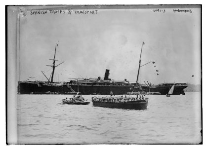 Spanish troops & transport LCCN2014716649