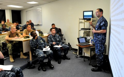 SPAWAR teaches ITs for Security Plus certification 130820-N-UN340-006