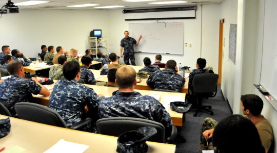 SPAWAR teaches ITs for Security Plus certification 130820-N-UN340-002