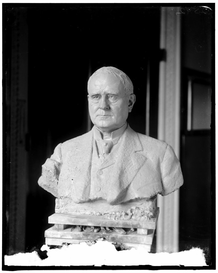 Speaker Clark's bust LOC hec.14002