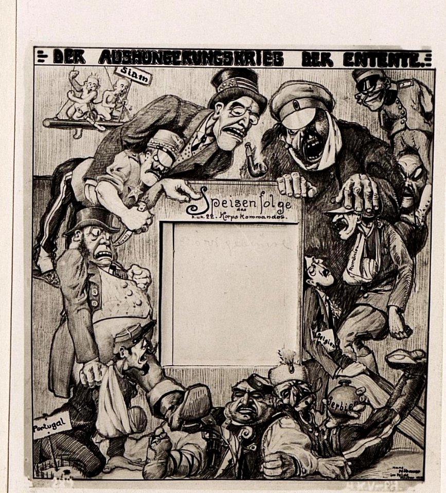 Speisekarte des 22.Korps-Kommando (BildID 15704016)