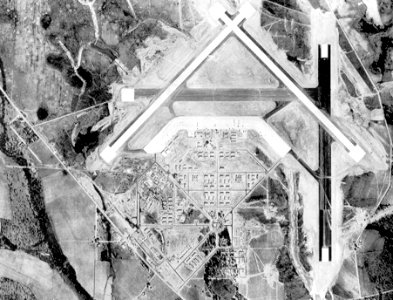 Spence Army Airfield -Vertical Aireal Photograph