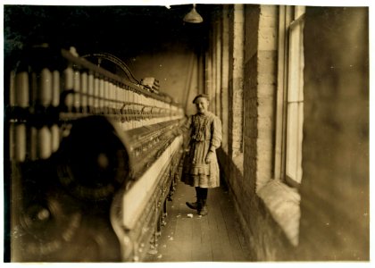 Spinner in Daniels Mfg. Co., Lincolnton, N.C. Been in mills for several years and a good deal nights. LOC cph.3c16436