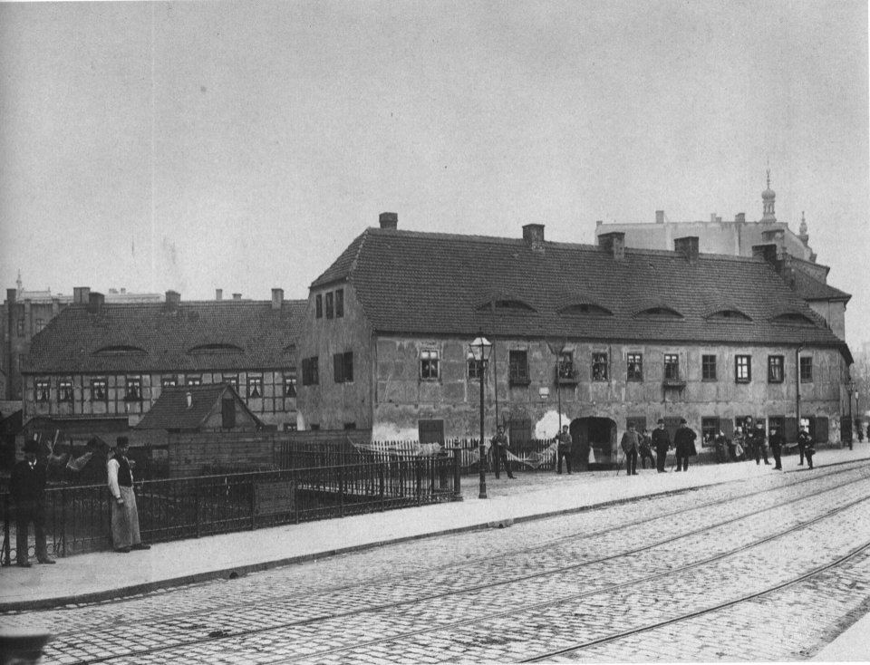 Spiessbruecke Dufourstrasse Leipzig um 1880