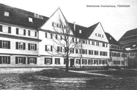 Spital Tübingen als Städtisches Krankenhaus (AK P Sinner 1900er DaT270)