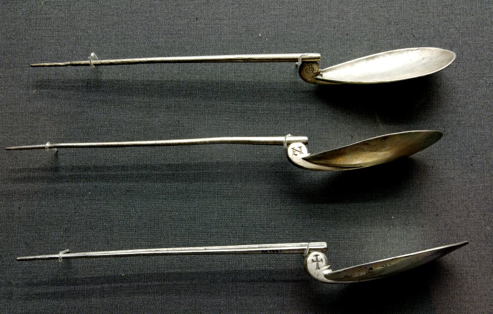 Spoons nielloed discs BM MME AF375-377