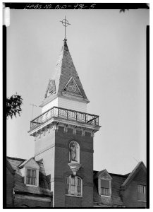 Spire on Main Building at Ammendale Normal Institute