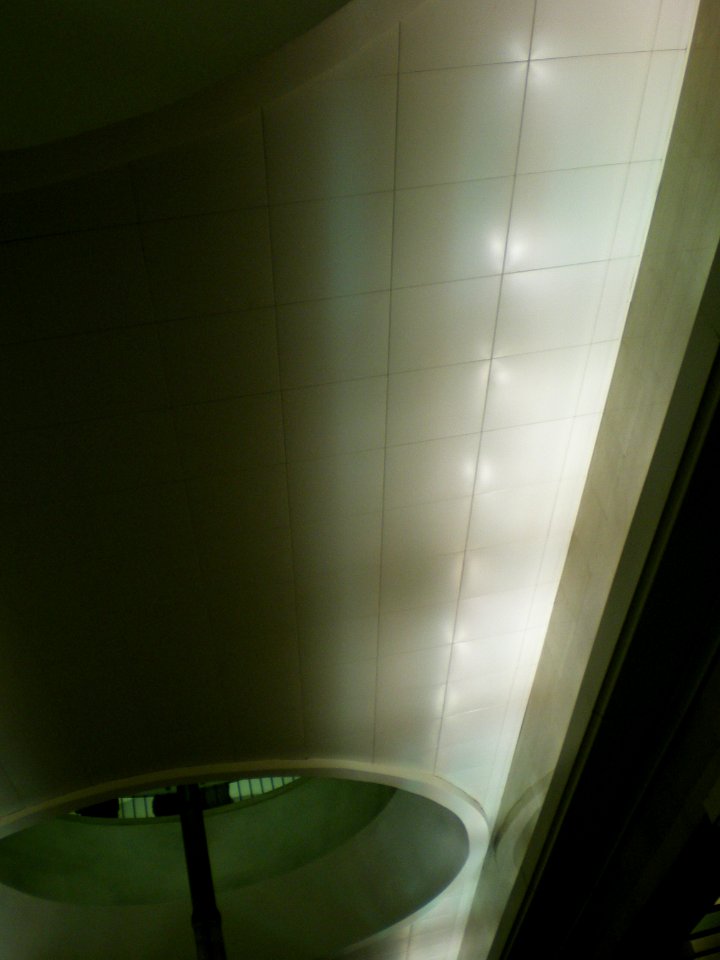 Sportivnaya metrostation - the ceiling in the lower hall