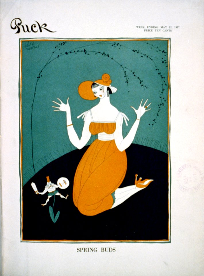 Spring buds Puck magazine cover 1917-05-12 cph.3b49312