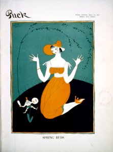 Spring buds Puck magazine cover 1917-05-12 cph.3b49312