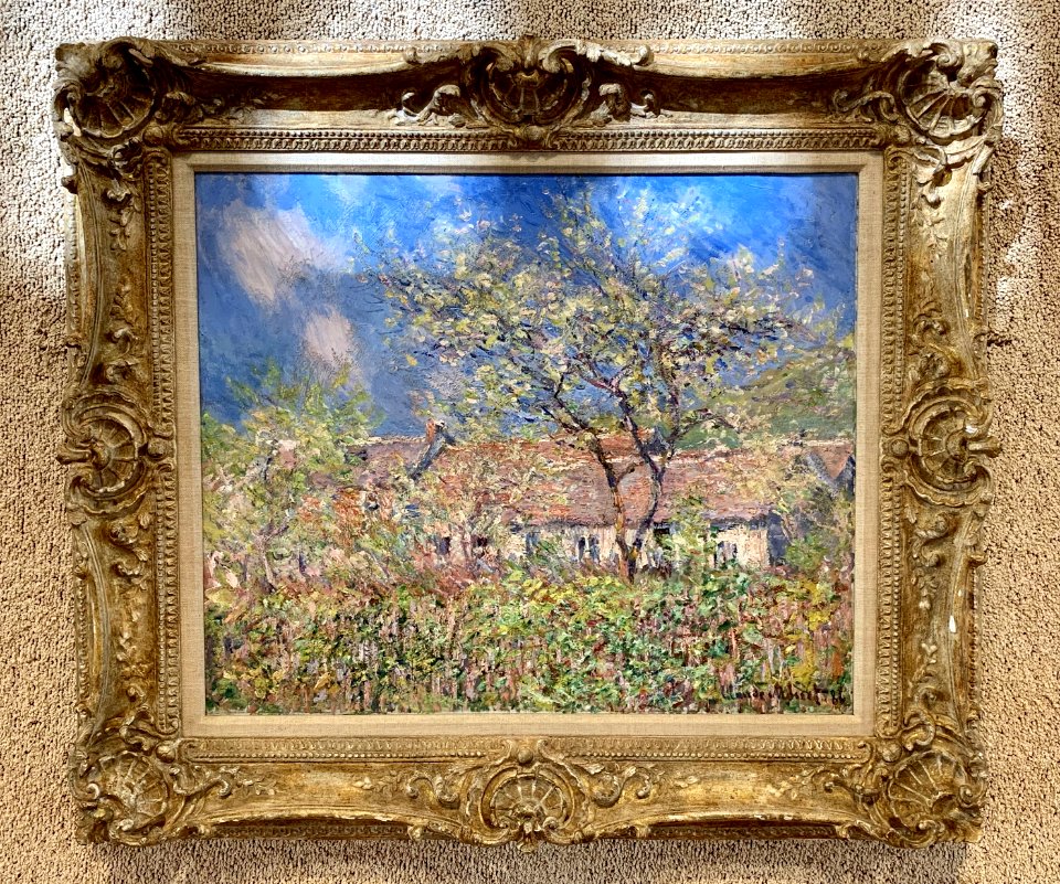 Springtime at Giverny - Claude Monet