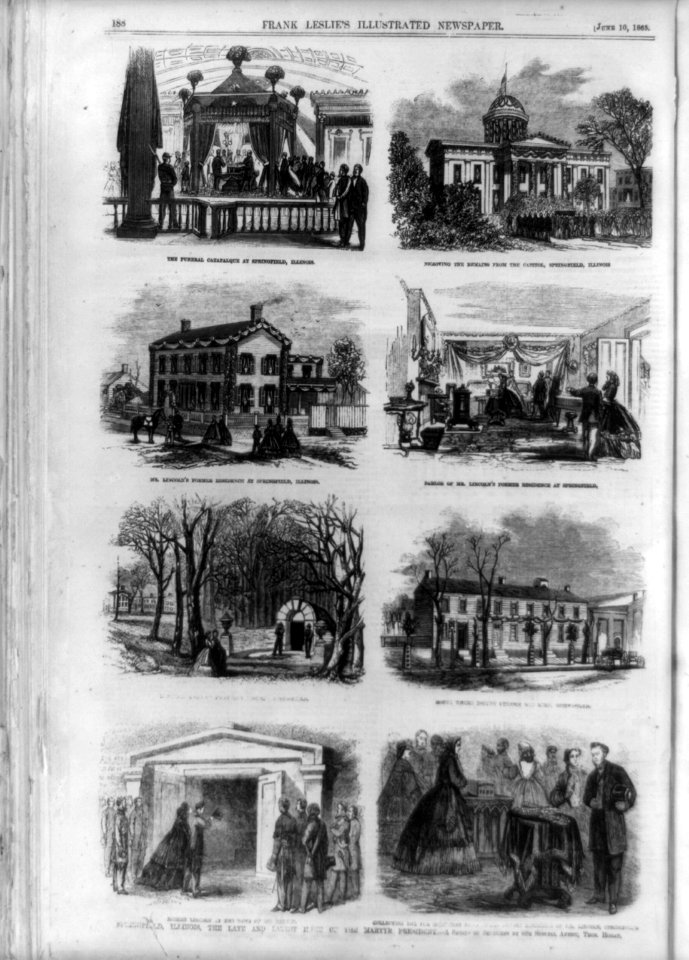 Springfield, Illinois, the late and latest home of martyr president LCCN99614001