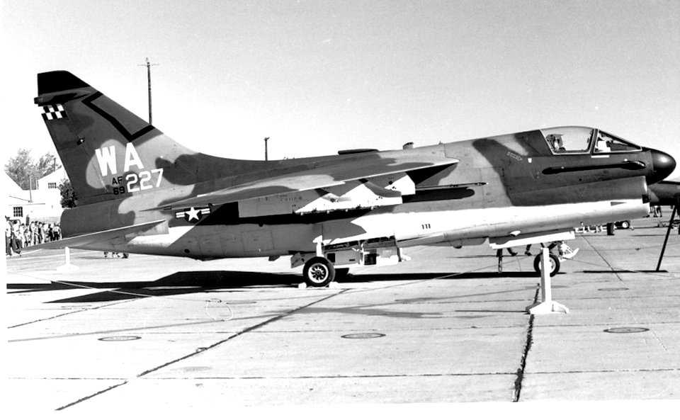 66th Fighter Weapons Squadron A-7D Corsair II 69-6227 