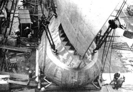SQS-26 sonar of USS Willis A. Lee (DL-4) in 1961