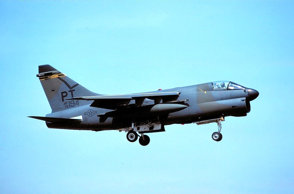 146th Tactical Fighter Squadron A-7D Corsair II 72-0194