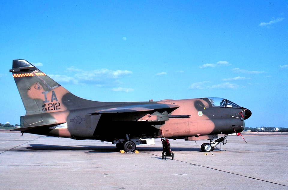 124th Tactical Fighter Squadron A-7D Corsair II 69-6212