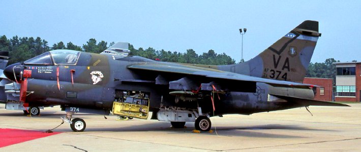 149th Tactical Fighter Squadron A-7D Corsair II 71-0374