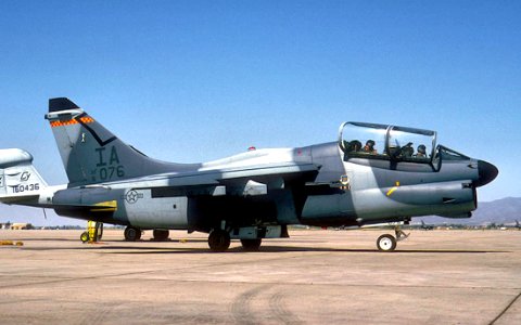 124th Tactical Fighter Squadron A-7K Corsair II 81-0076